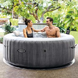 Jacuzzi ogrodowe Intex Intex Wanna z hydromasażem PureSpa Greywood DELUXE, 196 cm