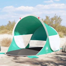  vidaXL vidaXL Namiot plażowy typu pop-up, zielony, wodoszczelny