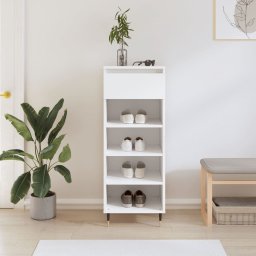 vidaXL vidaXL Szafka na buty, biały, 40x36x105 cm, materiał drewnopochodny