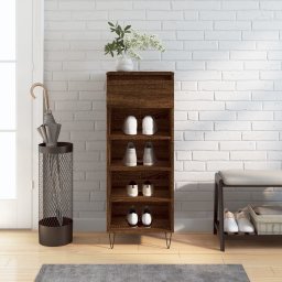 vidaXL vidaXL Szafka na buty, brązowy dąb, 40x36x105 cm