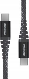 Kabel USB Swissten USB-C - USB-C 1.5 m Czarny (71542010)