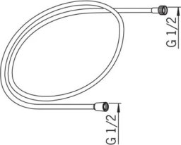 Wąż prysznicowy Oras SHOWER HOSE, SENSIVA