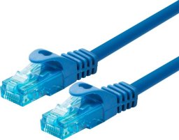 eXc  EXC Patch RJ45 cat.5e U/UTP Blue 0.15m kabel sieciowy Niebieski 0,15 m Cat5e U/UTP (UTP)