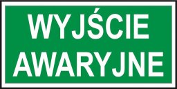 Reis Z-33E - Znak ewakuacyjny Wyjście awaryjne