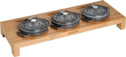STAUB Stojak drewniany na 3 Mini Cocotte Staub