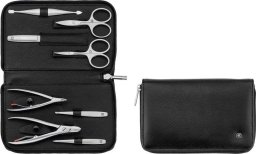 Zwilling Beauty Zestaw podróżny Zwilling Twinox  czarne, skórzane etui, 8 elementów