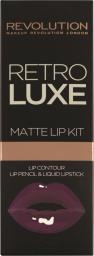  Makeup Revolution Retro Luxe Kit Matte Royal Pomadka i konturówka do ust