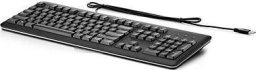 HP Keyboard norweski Black