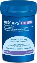 Formeds ForMeds Lutein+ 60 kapsułek wegańskich luteina, zeaksantyna, witamina A ekstrakt z borówki 60 kapsułek wegańskich