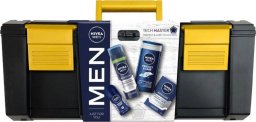 Nivea Nivea Men Tech Master pianka do golenia 200ml + antyperspirant roll-on 50ml + żel pod prysznic 250ml + balsam po goleniu 100ml