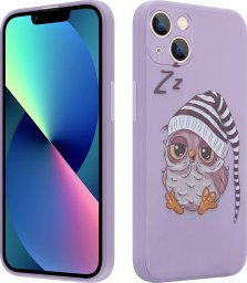  Maxximus MX OWL SLEEPY IPHONE 11 PRO PURPLE / FIOLETOWY