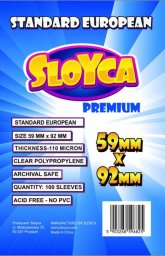 Sloyca Koszulki Standard European Premium 59x92mm 100szt