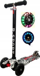 Hulajnoga R-Sport Hulajnoga H2 Czarna Balansowa R-Sport Świecące koła LED