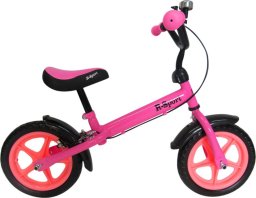Rowerek biegowy R-Sport Rowerek biegowy R9 różowy z R-Sport 12'' hamulec, dzwonek