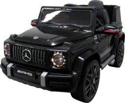 Mercedes Mercedes G63 czarny Piankowe koła Eva, miękki fotelik Licencja