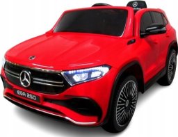Mercedes MERCEDES EQA CZERWONY Auto na akumulator PILOT SKÓRA EVA BUJAK
