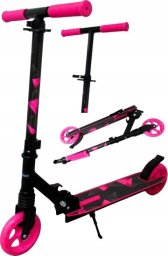 Hulajnoga R-Sport Duża Hulajnoga H10 RÓŻOWO-CZARNA Składana R-Sport koła 145 mm do 100 kg