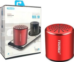 Głośnik Vega GŁOŚNIK BLUETOOTH SPEAKER FINEBLUE MK-10 CZERWONY ALUMINIOWA OBUDOWA>