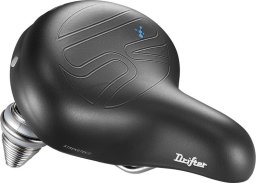Selle Royal Siodło SELLEROYAL PREMIUM RELAXED 90st. DRIFTER SMALL STRENGTEX unisex żelowe + sprężyny czarne (NEW 2023)