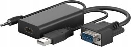 Adapter AV Goobay Kabel przejściowy VGA/HDMI™
