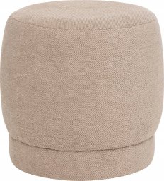 Atmosphera Pufa tapicerowana okrągła AMEA bouclé, Ø 39 cm