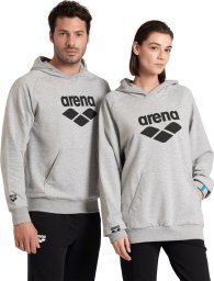 Arena Bluza z kapturem polarowa bawełniana kangurka sportowa Arena Sweat Graphic R.M