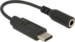 Adapter USB Delock USB-C - Jack 3.5mm Czarny  (65842)
