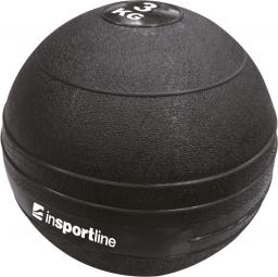  inSPORTline Piłka lekarska Slam Ball 3 kg czarna (13477)
