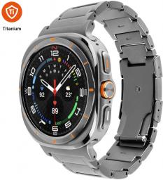 Fixed Pasek tytanowy do smartwatcha Samsung Galaxy Watch Ultra, naturalny tytan [outlet]