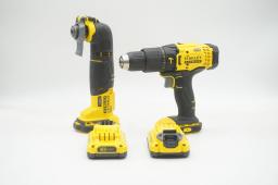 Zestaw elektronarzędzi Stanley Zestaw elektronarzędzi Stanley 6-elementowy (SFMCK213D2S-QW) [outlet]