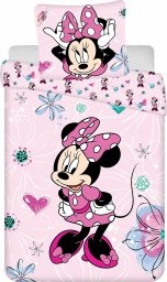 Jerry Fabrics Pościel licencyjna Myszka Minnie 160x200 Jerry Fabrics