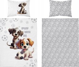 Detexpol Pościel do łóżeczka Mali Piłkarze 100x135 Detexpol