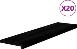 vidaXL vidaXL Stopnie schodowe, 20 szt., ciemnobrązowy, 100x25x2 cm