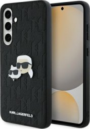 Karl Lagerfeld Karl Lagerfeld KLHCS24FEPGKLKCPK Sam S24 FE S721 czarny/black hardcase Monogram Karl&Chaoupette Head Pin