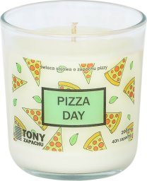 Cup&You Naturalna świeca sojowa Pizza Day o zapachu bazylii i pomidorów, w szklanym naczyniu, grozi zaostrzeniem apetytu, idealna jako podarunek, prezent dla najbliższych np. mamy, taty, brata