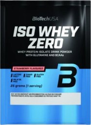 BioTechUSA BioTech USA Iso Whey Zero bez laktozy, truskawka - 25 g