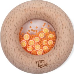 Petit Boum Petit Boum, Grzechotka Sensoryczna, POMARAŃCZA