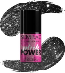 Semilac Semilac Lakier hybrydowy A 705 Black Opal 7ml
