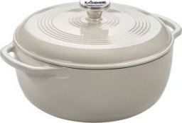 Lodge Garnek żeliwny emaliowany 5.6L Oyster / Lodge