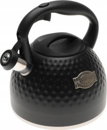 Yermos CZAJNIK Stalowy Z GWIZDKIEM CZARNY MATOWY 2,7l Indukcja Gaz 6627