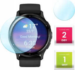  Hello Case Szkło Hybrydowe do Garmin Venu 3 (Szybka, Szkiełko, Ochronne, Odporne)