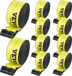 Vevor Zestaw Pasów do Wyciągarki 12,2 m Żółte 10 sztuk