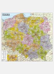  Polska. Mapa administracyjno-samochodowa 1:570 000 (listwa)