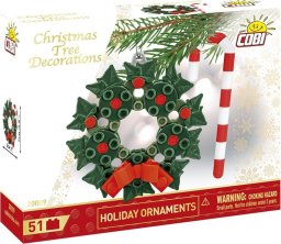 Cobi Dekoracja choinkowa z klocków - świąteczny wieniec (20009)