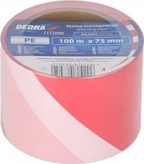 Dedra Taśma ostrzegawcza 75mmx100m, without adhesive