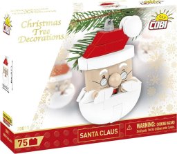 Cobi Zawieszka choinkowa z klocków - Mikołaj