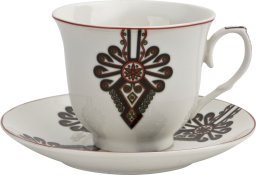 DUO Komplet 2 filiżanek 250 ml + spodki Parzenica