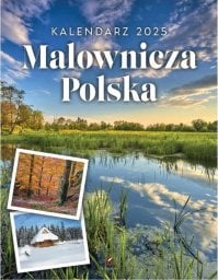 Artsezon Kalendarz wieloplanszowy Malownicza Polska 2025 Rozkład miesięczny 34x44cm