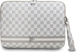 Etui DKNY DKNY Sleeve DKCS16PVSHLE 16"              beżowy/beige Checkered Pattern Printed Stripes