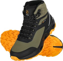 Buty trekkingowe męskie Reis BHILL - Trzewik męskie z tkaniny softshell w połączeniu z PU oraz TPU lekkie oddychające dealne zarówno do pracy górskich wędrówek jak i do codziennego użytku wyprawy wycieczki 43